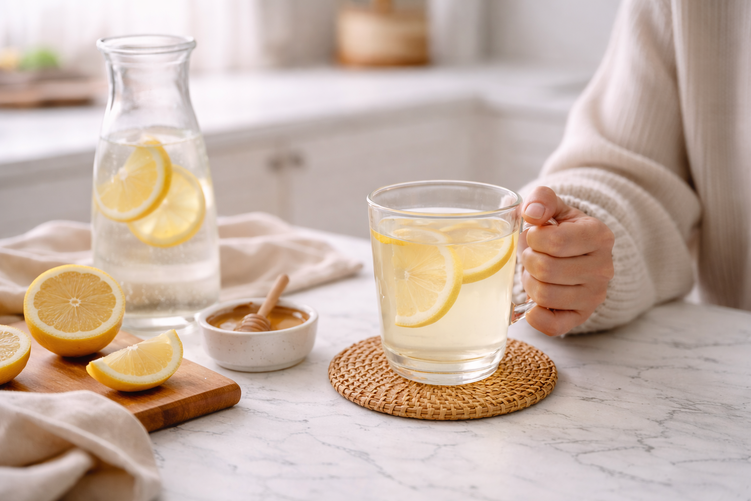 Who needs caffeine when you have lemon water